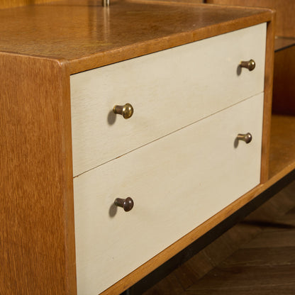 Chinese white ヴィンテージ ドレッシングチェスト 初期ゴールドラベル