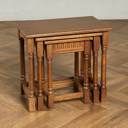 ジェイシーファニチャー Jaycee Furniture オーク材 ネストテーブル #99303