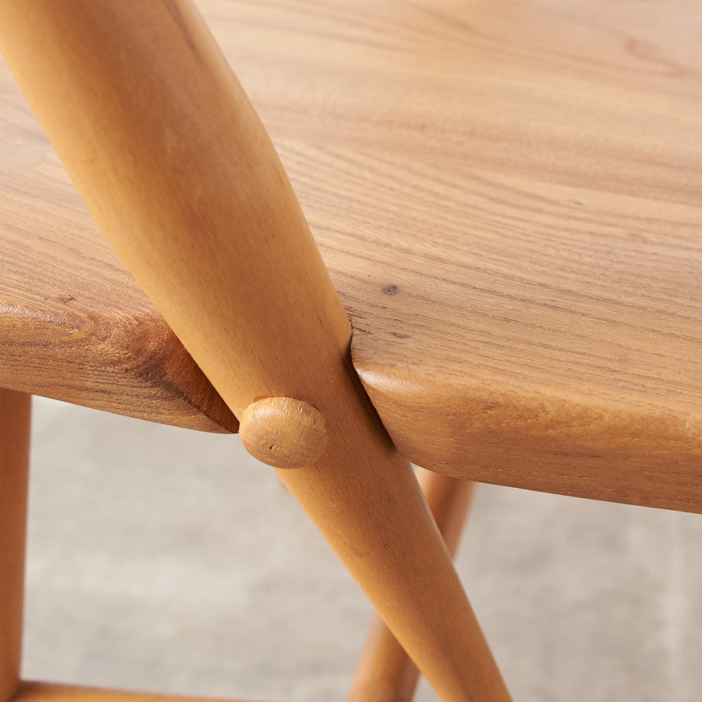 61140][アーコール ERCOL]ラダーバック カウホーンチェア (493