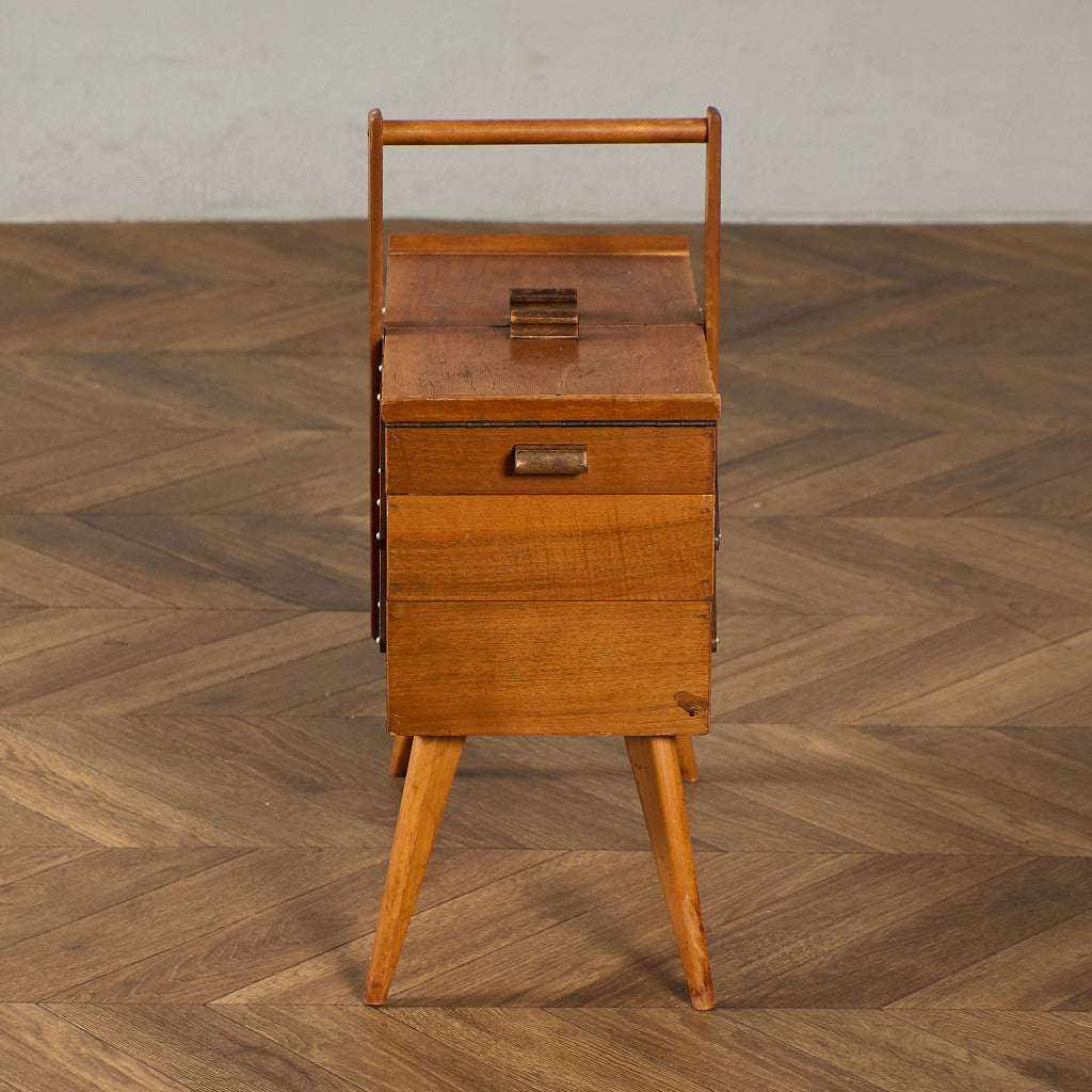 英国 ヴィンテージ ソーイングボックス