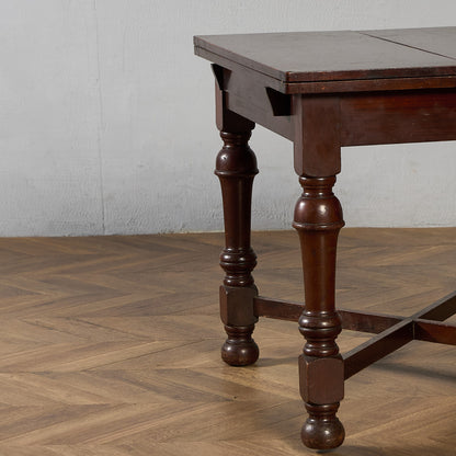 イギリス クラシック 拡張式 ダイニングテーブル