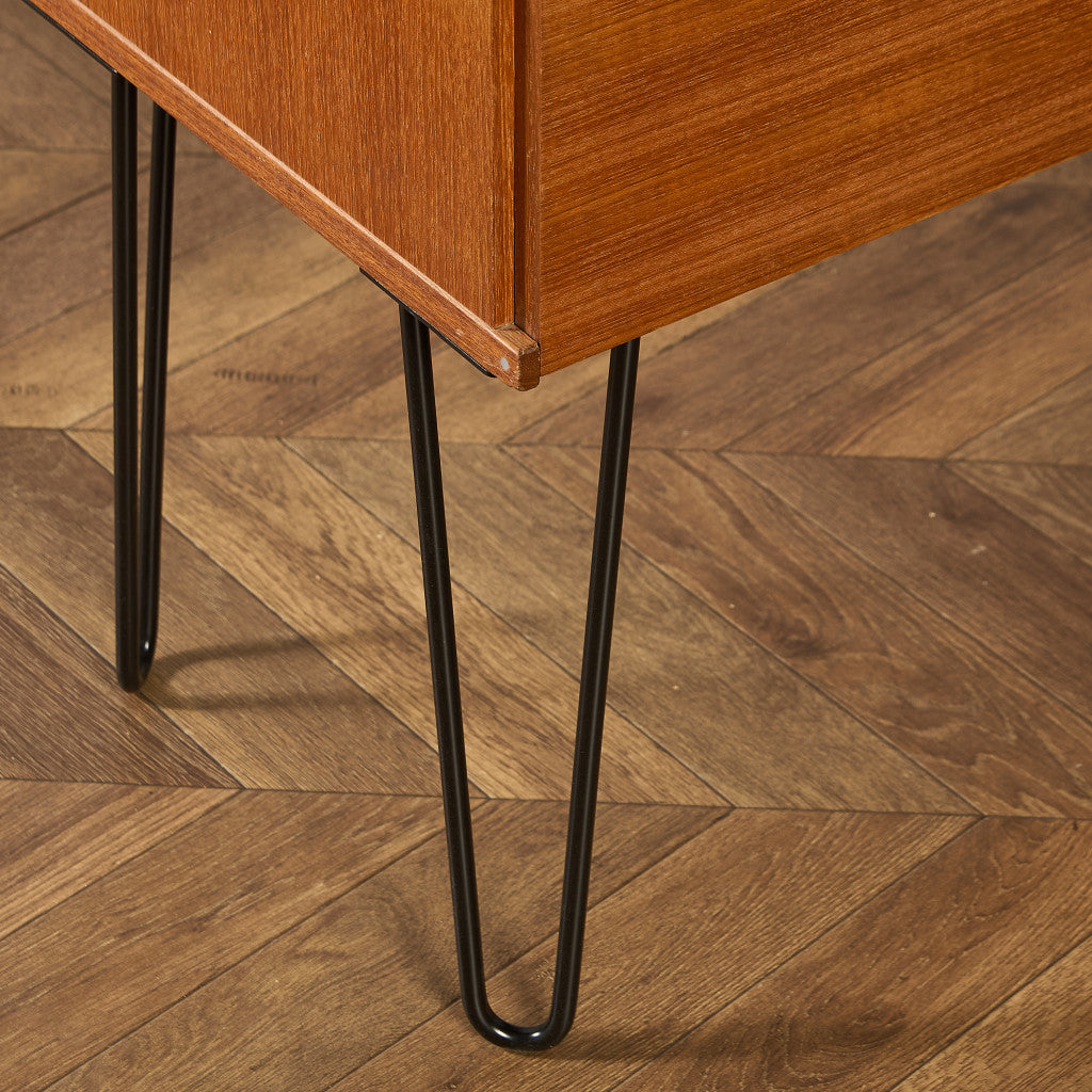 ヴィンテージ キャビネット カスタム アイアン ヘアピンレッグ