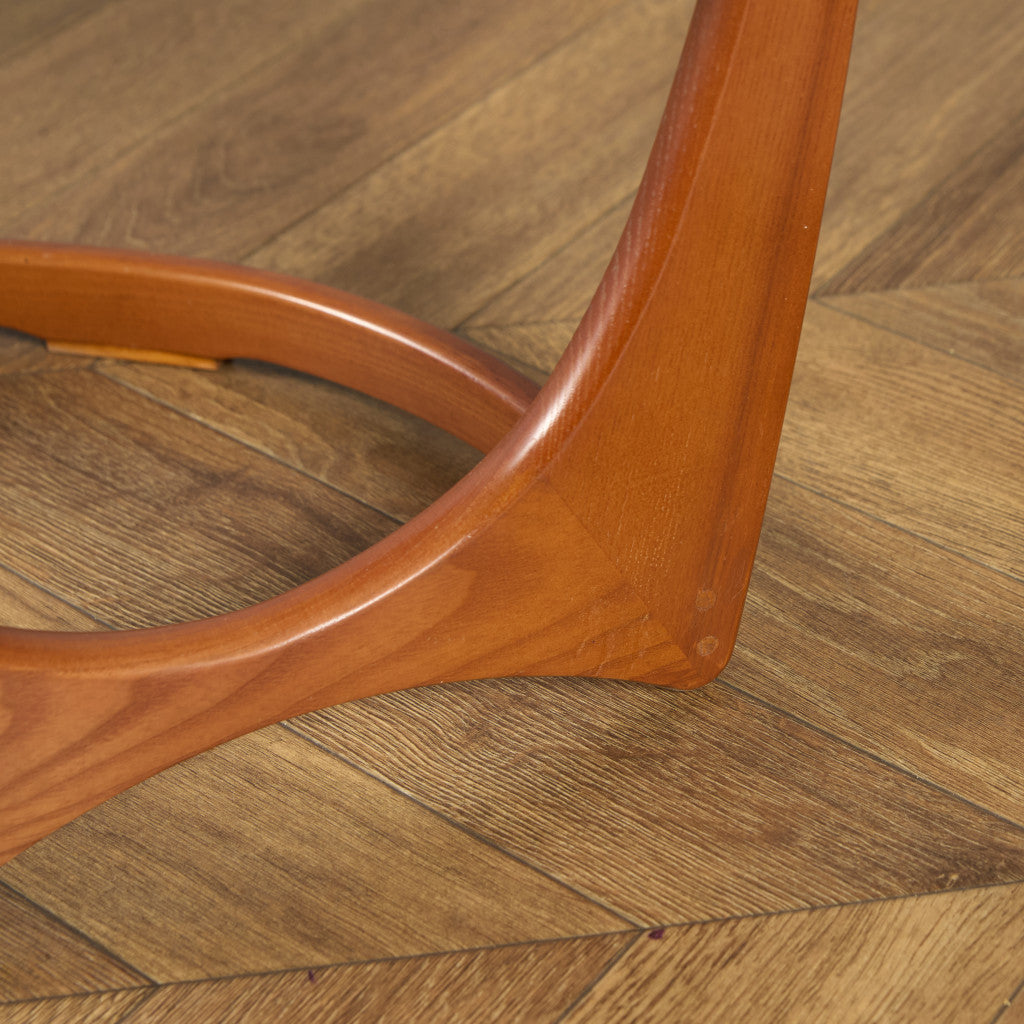 ヴィンテージ ガラストップ ネスト コーヒーテーブル