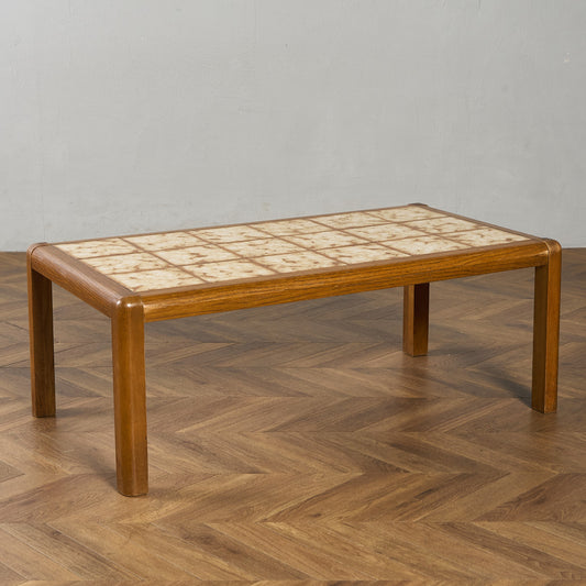 ベルギー ヴィンテージ タイルトップ コーヒーテーブル センターテーブル