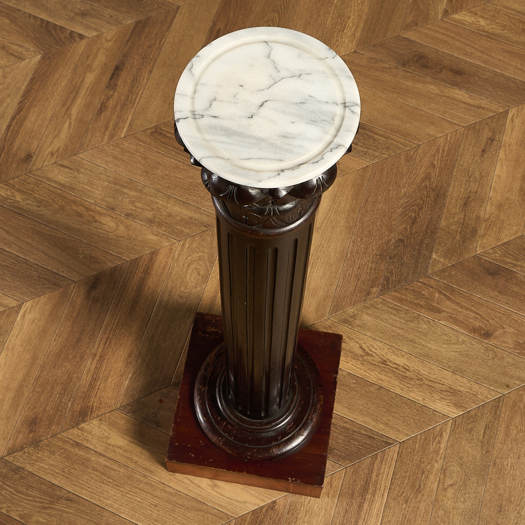 英国 クラシック 大理石 プランタースタンド #96826