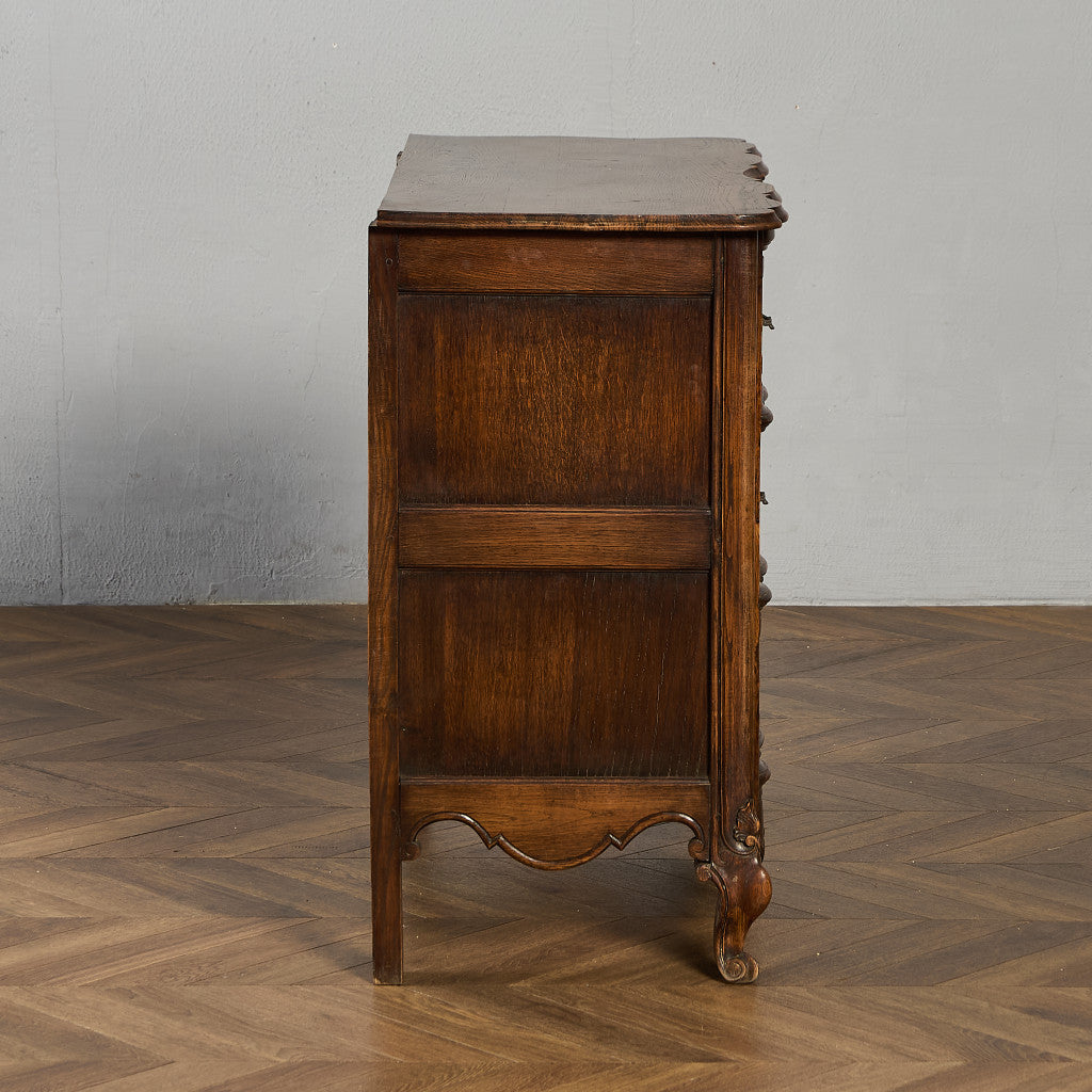 英国 クラシック オーク 3段 チェスト