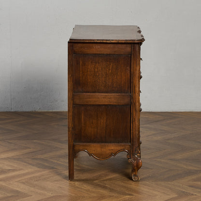 英国 クラシック オーク 3段 チェスト