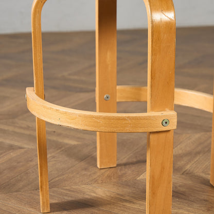 デンマーク LEIKA ヴィンテージ ベントウッド スツール