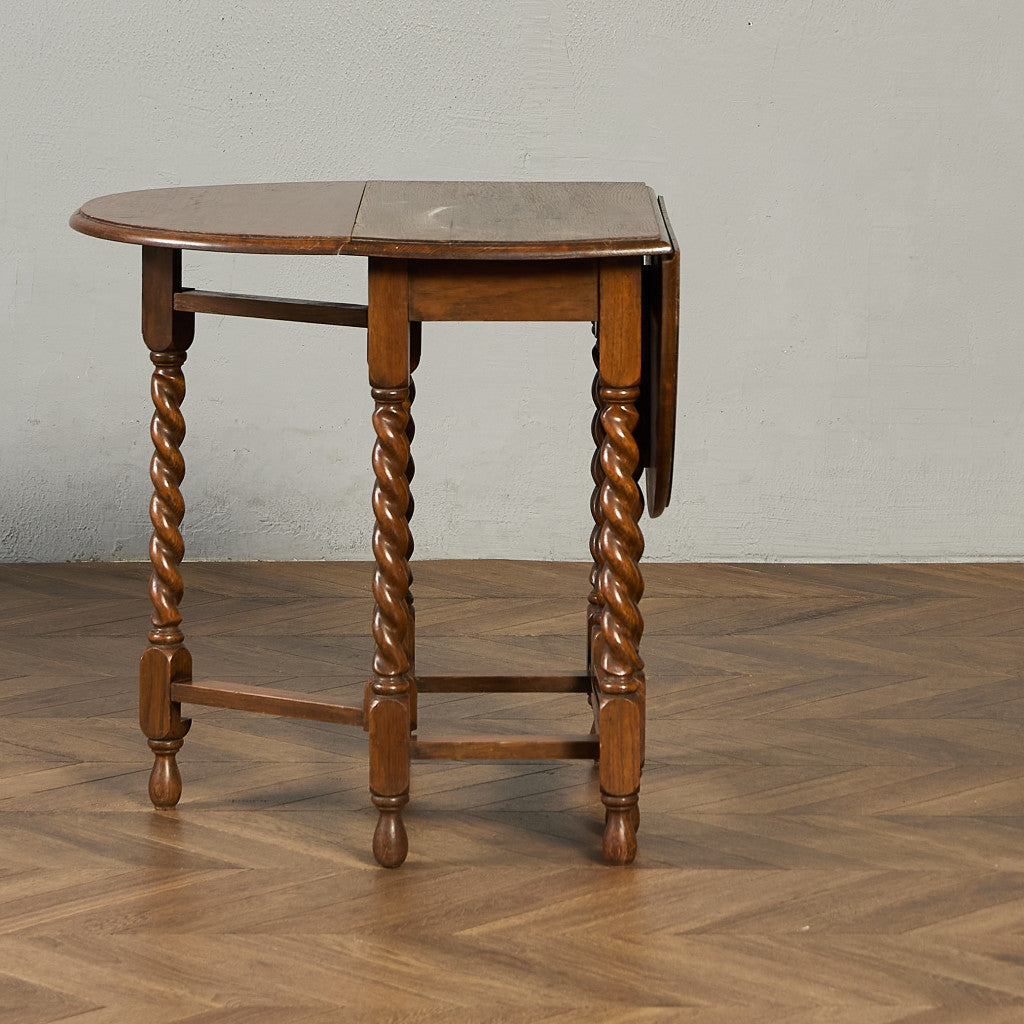 英国 クラシック ドロップリーフ ゲートレッグテーブル