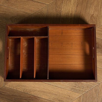 デンマーク ヴィンテージ ドロワー付き バトラートレイ キッチン ワゴン