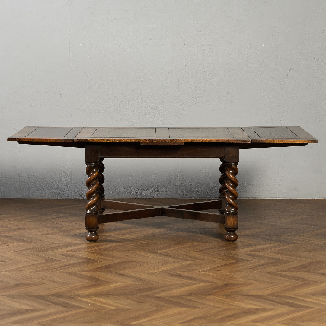 英国 クラシック ドローリーフ ダイニングテーブル