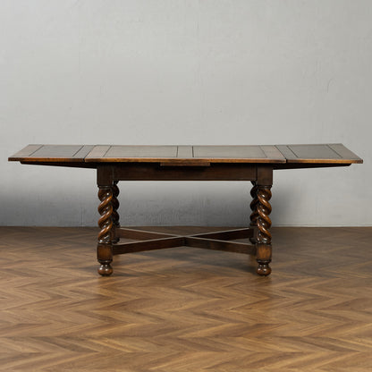 英国 クラシック ドローリーフ ダイニングテーブル