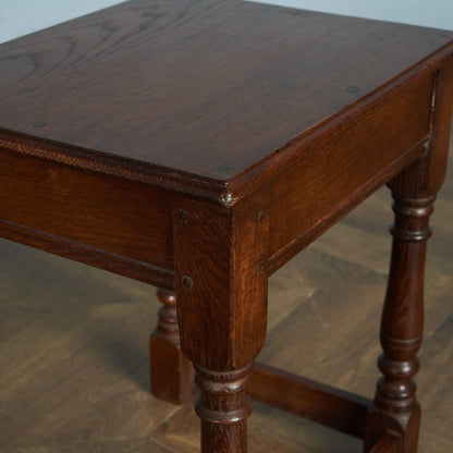 British classic oak nesting table #84618