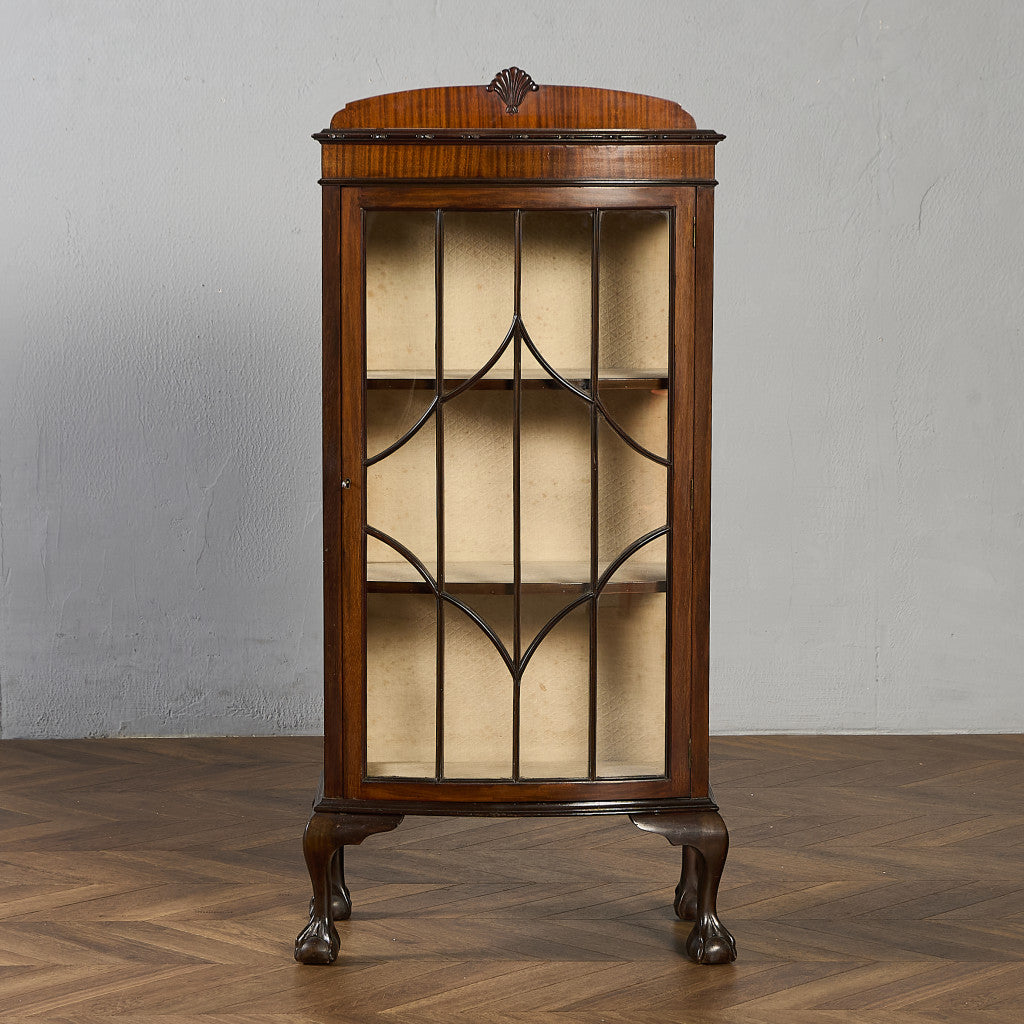 英国 クラシック ディスプレイ ガラス キャビネット #97302