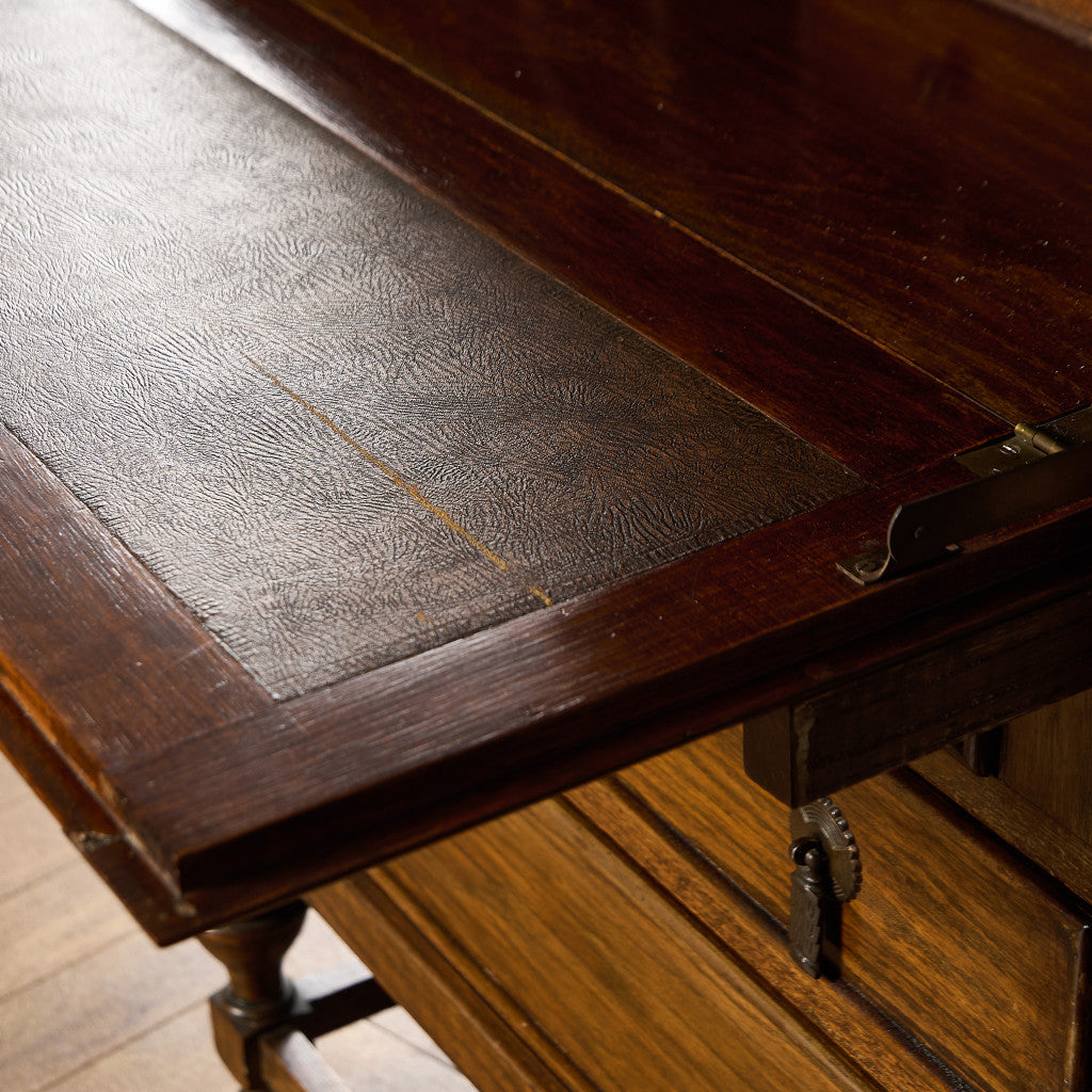 英国 クラシック ビューロー ブックケース デスク