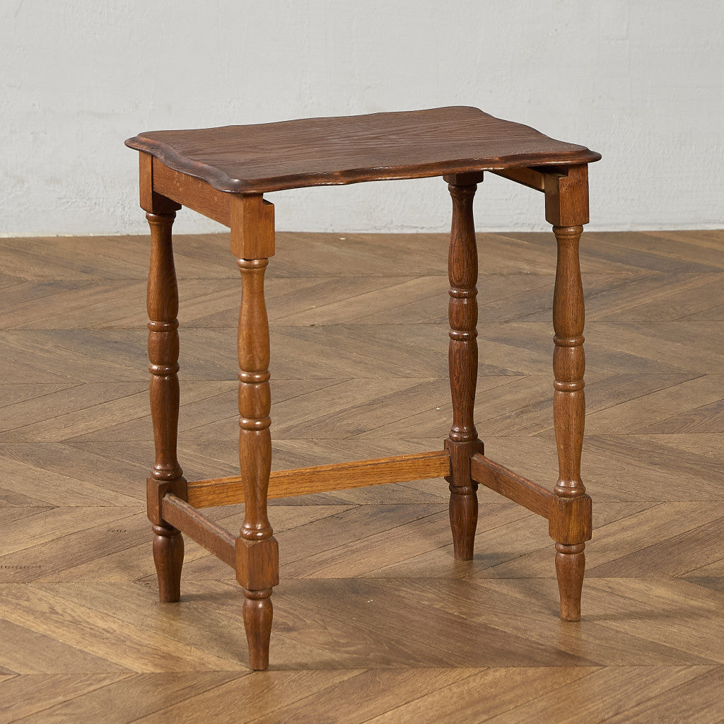 英国 クラシック オーク材 ネストテーブル サイドテーブル