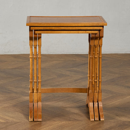 英国 クラシック イチイ ネストテーブル #95461