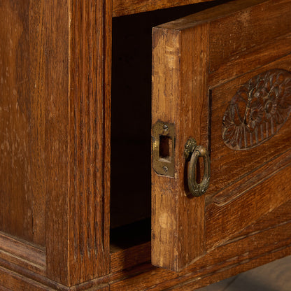 英国 クラシック 大理石 サイドキャビネット #96636