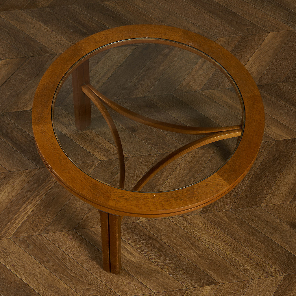 ネイサン Nathan ヴィンテージ ガラストップ センターテーブル #89545