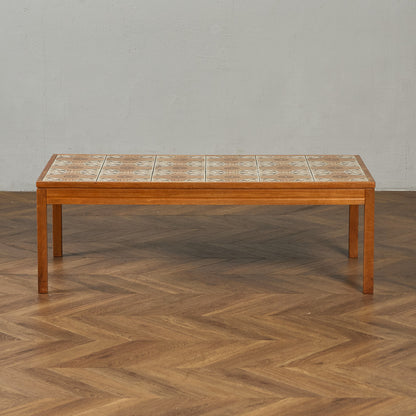 イギリス ヴィンテージ タイルトップ コーヒーテーブル センターテーブル