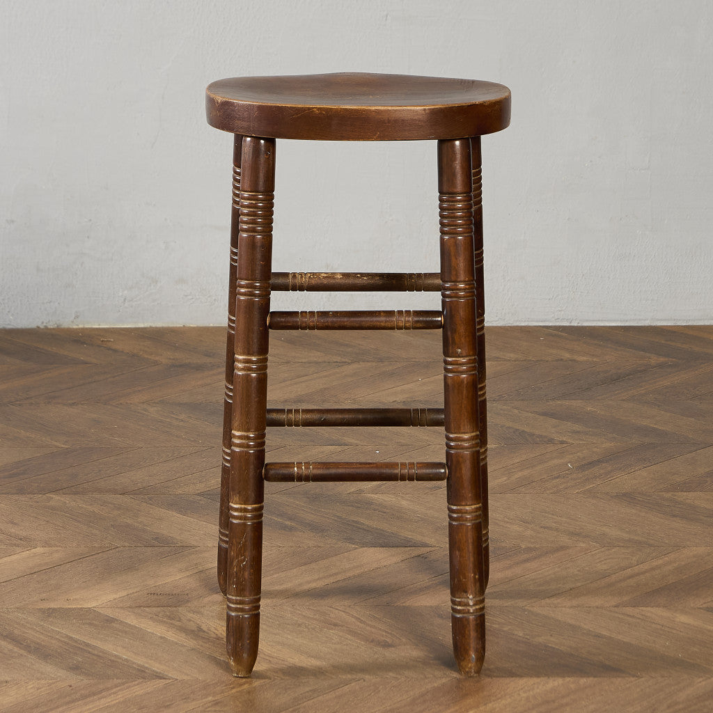 イギリス ヴィンテージ ハイ スツール