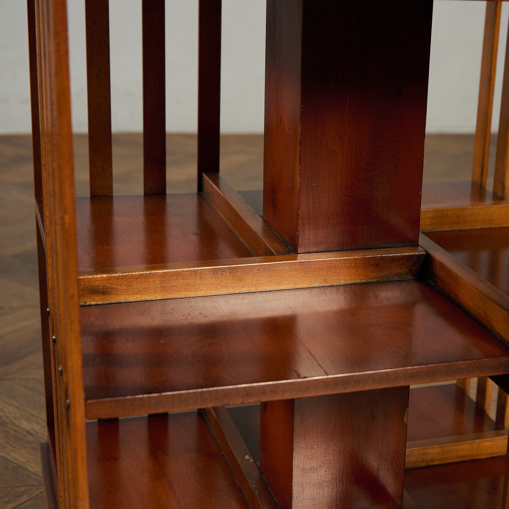 英国 クラシック リボルビング ブックケース