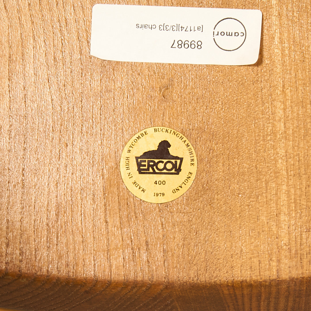 アーコール ERCOL ヴィンテージ 4本 スポーク フープバックチェア ラウンドゴールドラベル #89987