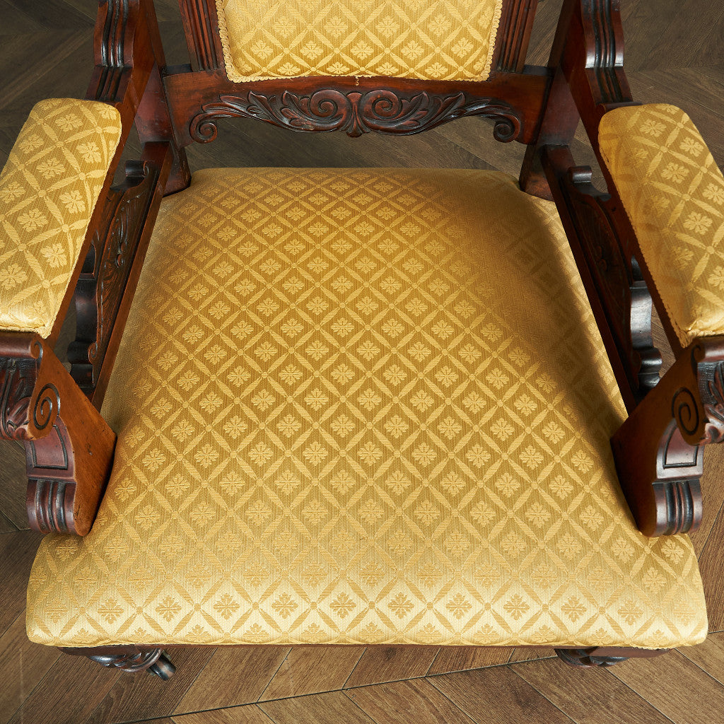 英国クラシック エドワーディアン様式 ナーシングチェア