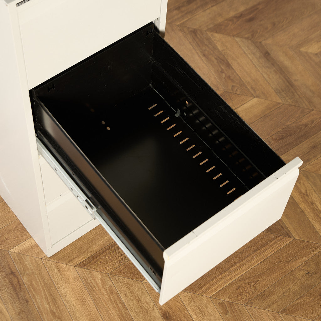 ヴィンテージ 4段 メタル キャビネット