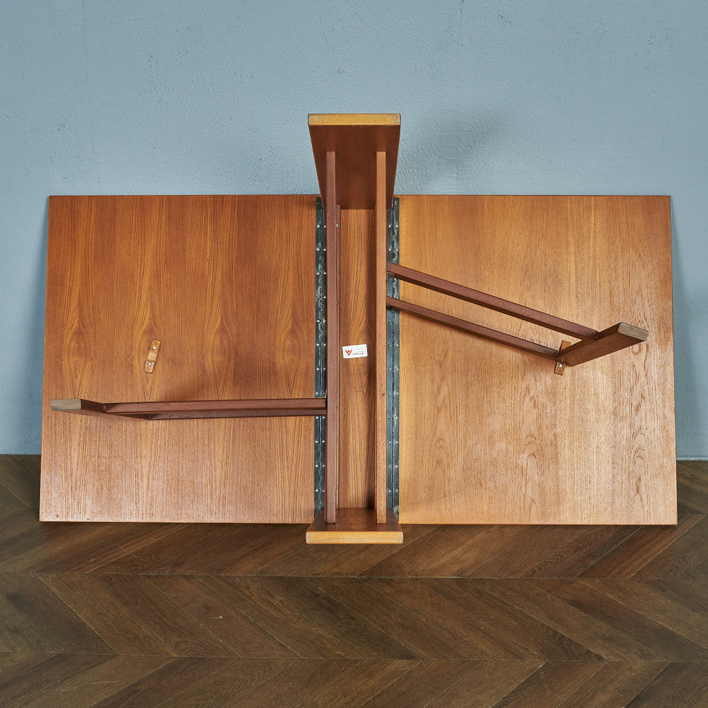 デンマーク Ansager Mobler ヴィンテージ ドロップリーフゲートレッグテーブル / ダイニングテーブル #83632