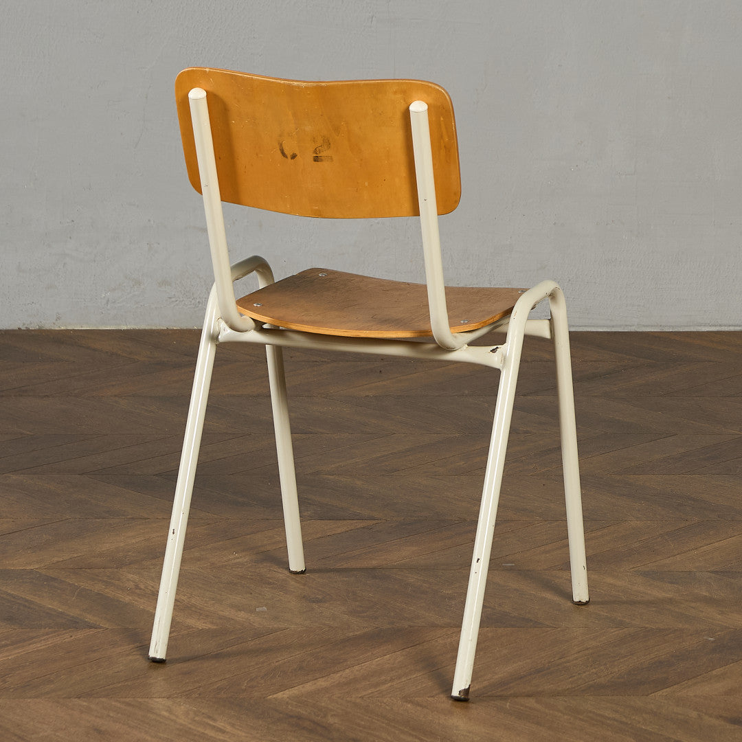 イギリス ヴィンテージ スタッキング スクールチェア #90101