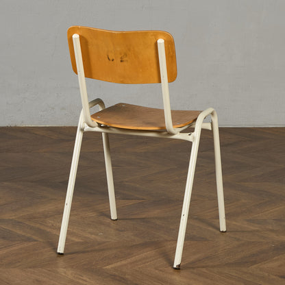 イギリス ヴィンテージ スタッキング スクールチェア #90101