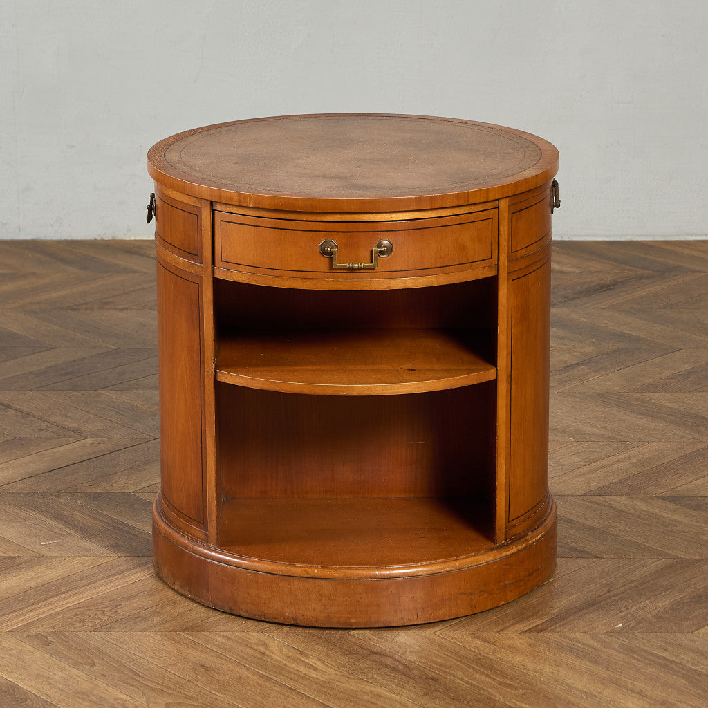 クラシック ドラム テーブル 本棚