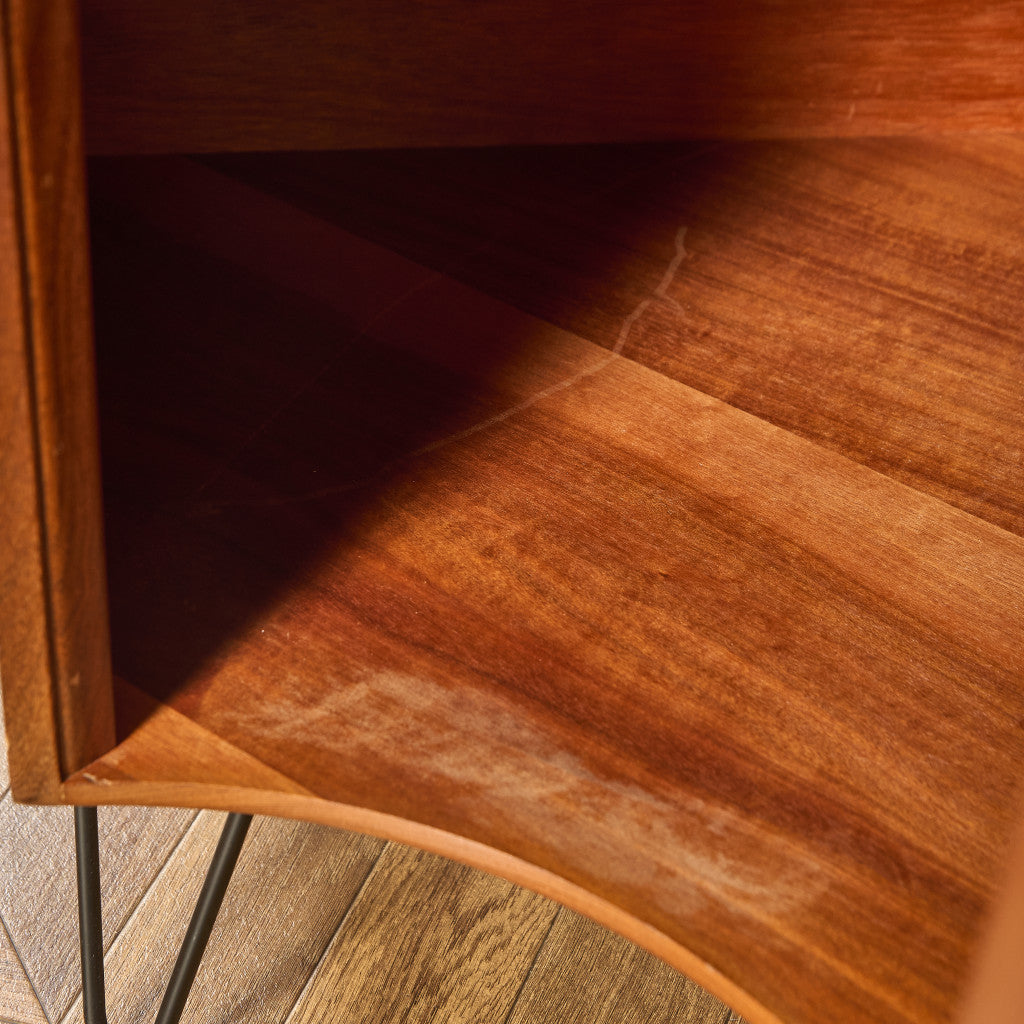 Fresco コーナーキャビネット 3点セット カスタム アイアン ヘアピンレッグ