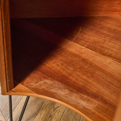 Fresco コーナーキャビネット 3点セット カスタム アイアン ヘアピンレッグ