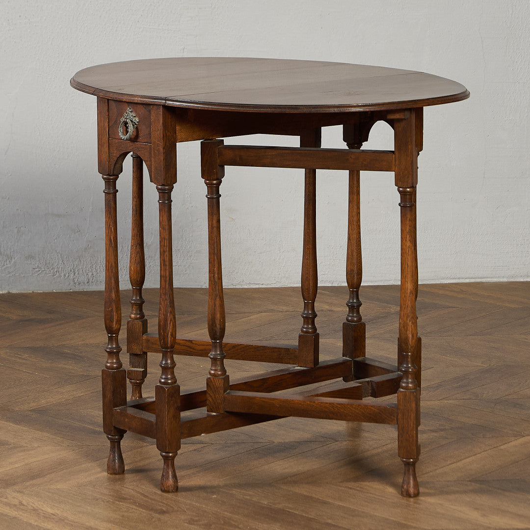 英国 クラシック ドロップリーフ ゲートレッグテーブル