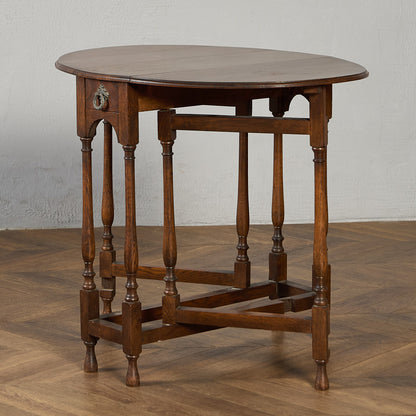 英国 クラシック ドロップリーフ ゲートレッグテーブル