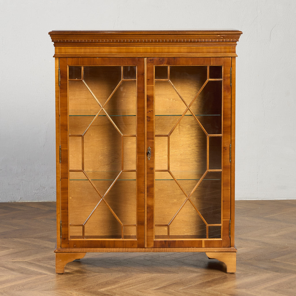 英国 クラシック エドワーディアン ブックケース  食器棚