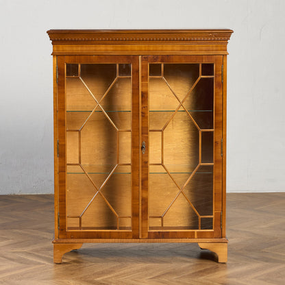 英国 クラシック エドワーディアン ブックケース  食器棚