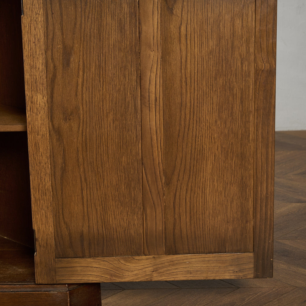 英国 クラシック オーク コーナーキャビネット