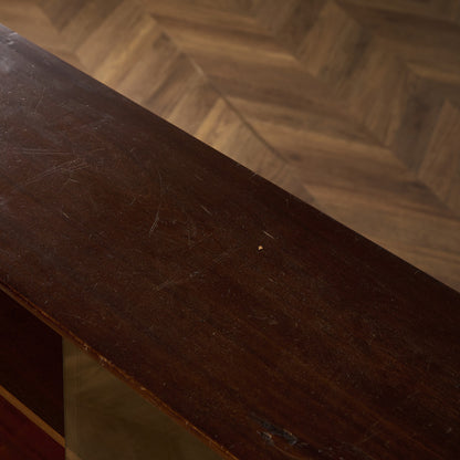 ヴィンテージ ガラスキャビネット 本棚