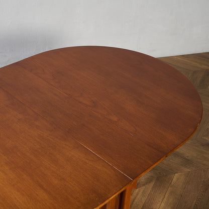 ドロップリーフゲートレッグテーブル