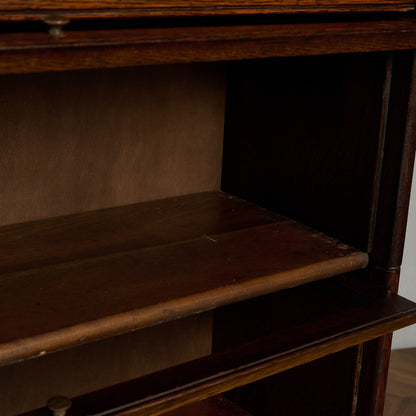 英国 アンティーク スタッキングブックケース 食器棚