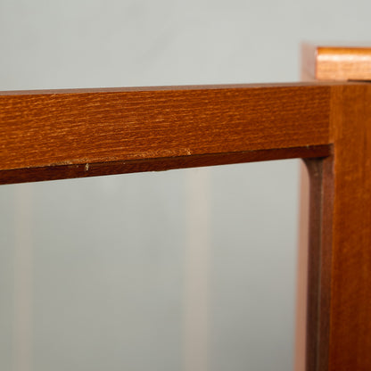 Fresco ガラス ブックケース カスタム アイアン ヘアピンレッグ