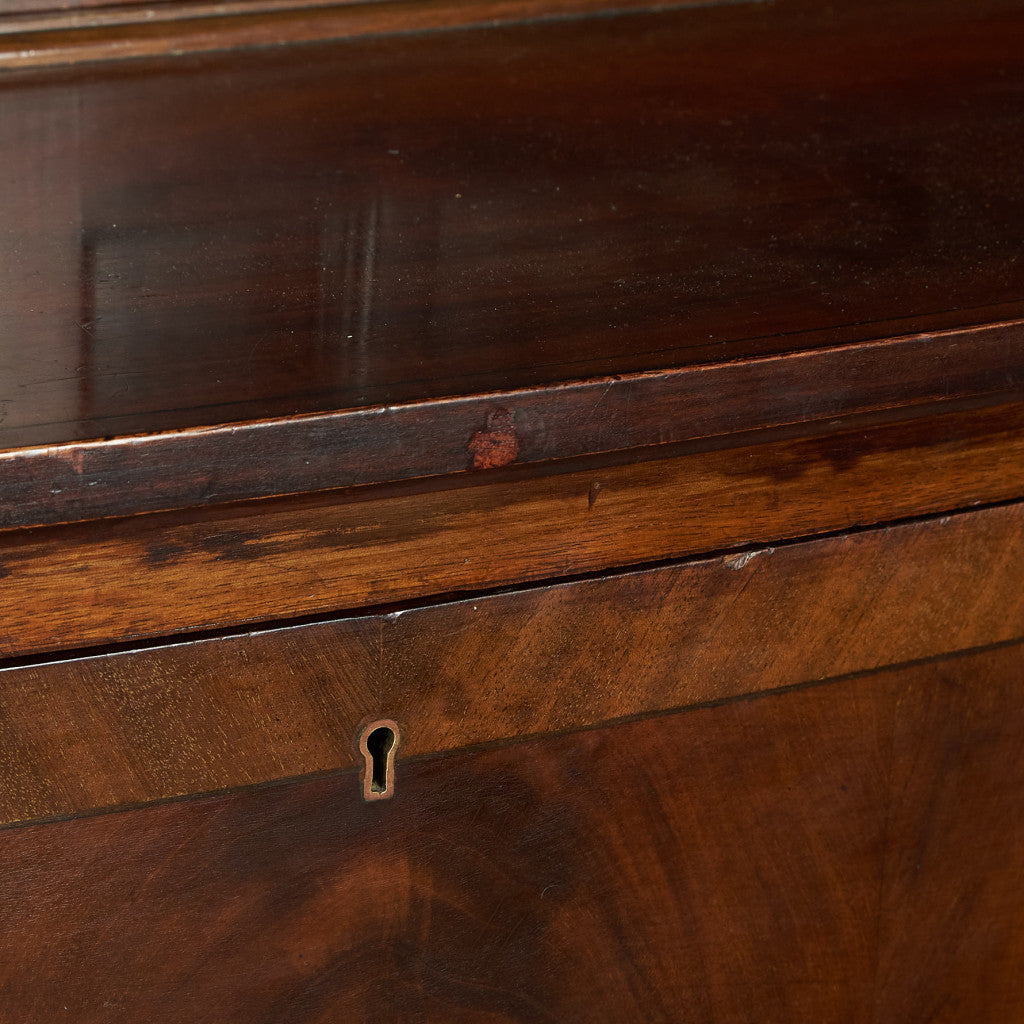 英国 アンティーク ビューロー ブックケース