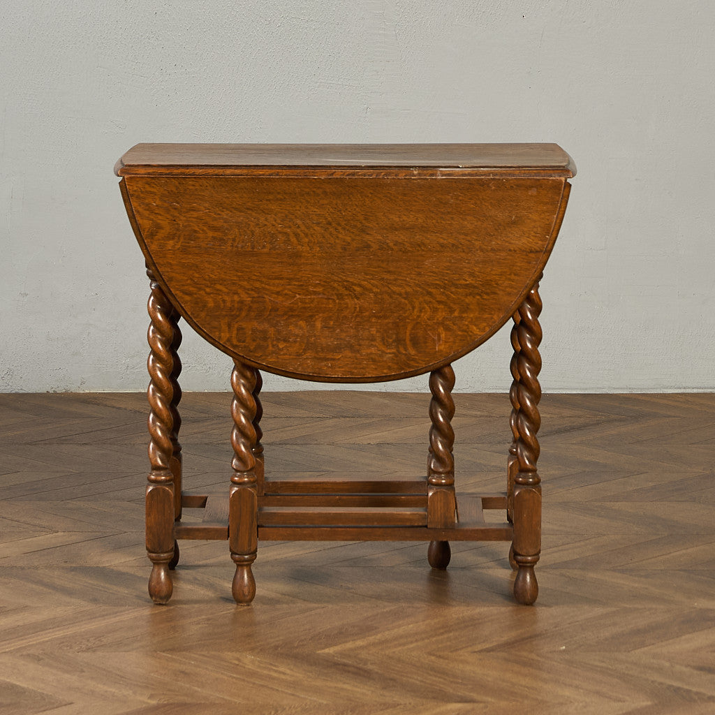 英国 クラシック ドロップリーフ ゲートレッグテーブル