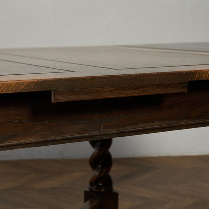 英国 クラシック ドローリーフ ダイニングテーブル