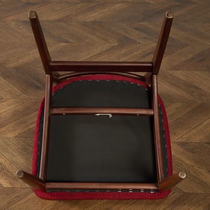 ヴィンテージ スラットバックチェア 座面張替え済み