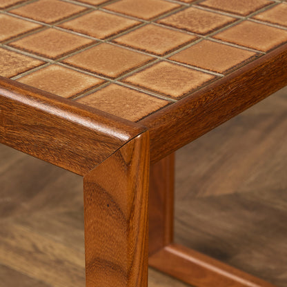 英国 ヴィンテージ タイルトップ ネストテーブル #91883