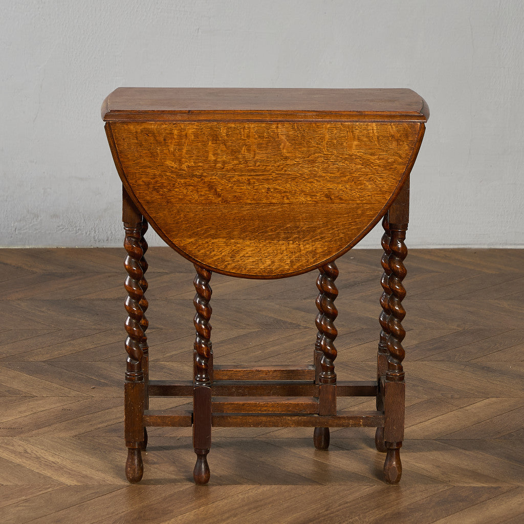 英国 クラシック ドロップリーフ ゲートレッグテーブル